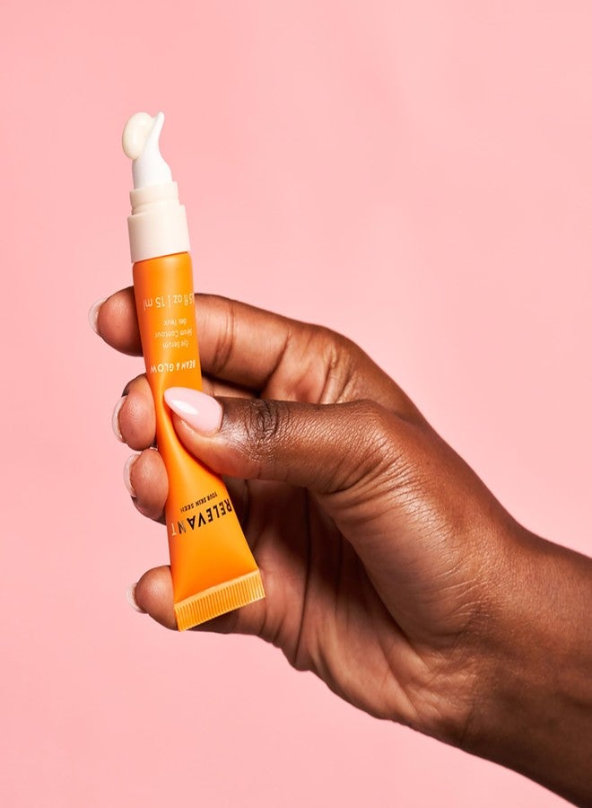 Relevant Beam and Glow Eye Serum - Hydrating Serum for All Skin Types - Vegan Skincare with Shea Butter and Niacinamide - Gluten Free - 0.5 oz - Image 5